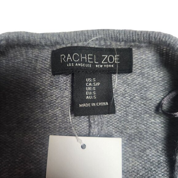 Rachel Zoe Cozycore Basic Everyday Soft Relax Wool Blend Wrap Sweater Size Small - Picture 2 of 13